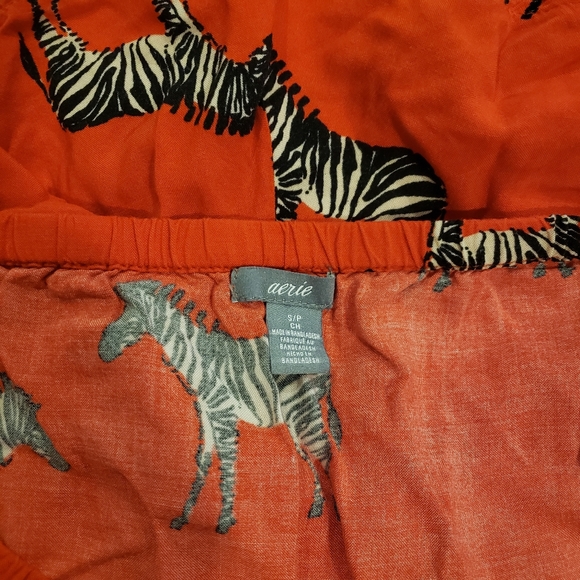 Aerie Strapless Zebra Print Romper - Picture 3 of 3